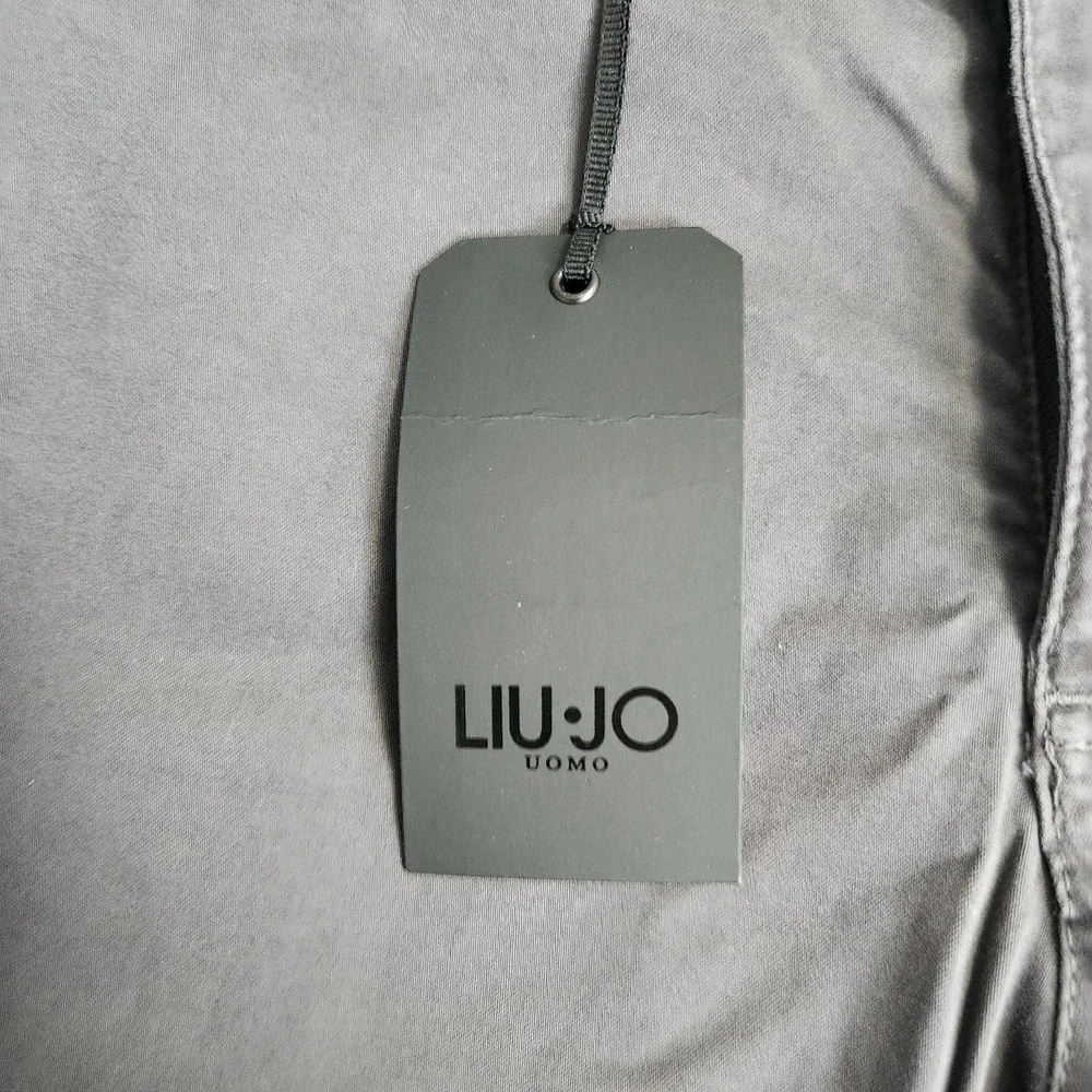 New LIU JO UOMO Men's Slim Fit Chino Pants Medium Grey 44 30 NWT Italian Gray